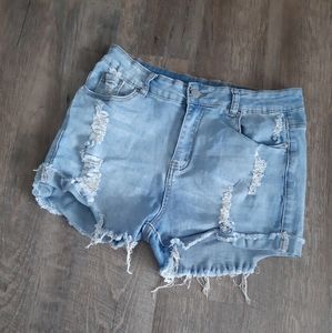 Jean Shorts, Size Large